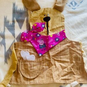 Kids Pink Peppa Pig Apron